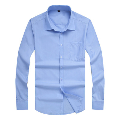 冬季白色衬衣加绒加厚大码宽松