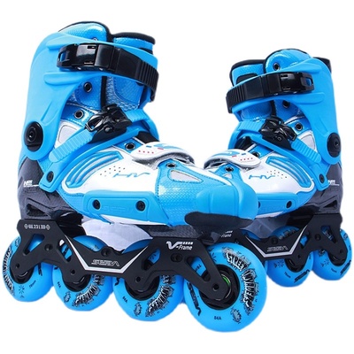 米高专业直排轮平花鞋