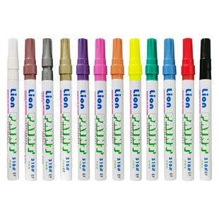 精细油漆笔油性油漆笔 狮牌310#-EF 划线0.5mm 环保油漆笔