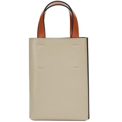 MARNI新款MuseoNano手提包拼色