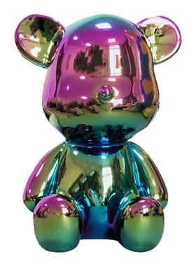 暴力熊桌面客厅卡通公仔摆件