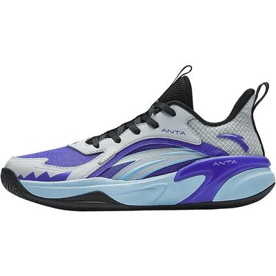 安踏儿童青少年低帮专业实战篮球鞋2025夏季新透气防滑男鞋运动鞋