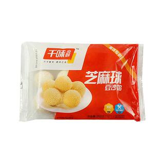 千味央厨芝麻球豆沙馅甜点心速冻油炸半成品冷冻糍粑260g*5袋
