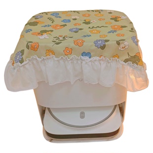 纯棉100全棉石头小米扫地机器人防尘保护套保护盖巾遮丑布防猫毛