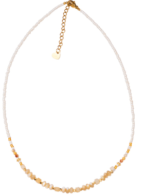 2025新款天然石串珠项链