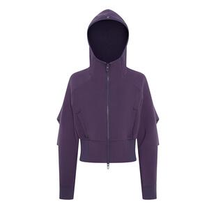 AIMER MOVE爱慕运动25年秋冬新品短款香蕉连帽外套彳亍MOTP0049