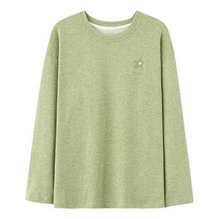 猫人春秋季睡衣女士长袖德绒上衣单件薄款家居服秋冬款家居服