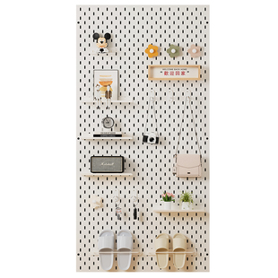 金属洞洞板玄关置物架定制极鹤装饰收纳立式配件免钉展示架磁吸