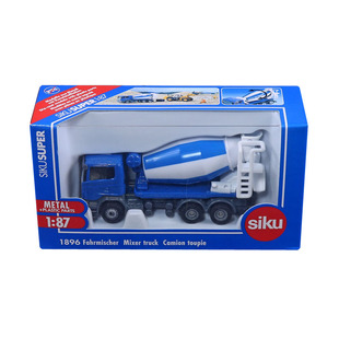 德国仕高SIKU合金车水泥搅拌车仿真模型自卸儿童玩具车1896