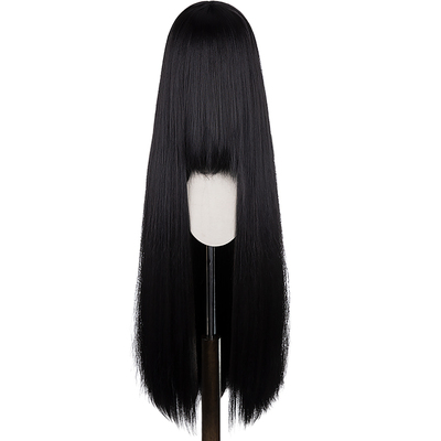 曼柒殿阁烟粉樱粉粉色万用压纹玉米须cos假发蓬蓬丝长直发169-192