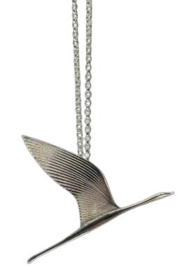飞鹤金属吊坠项链女毛衣链锁骨链