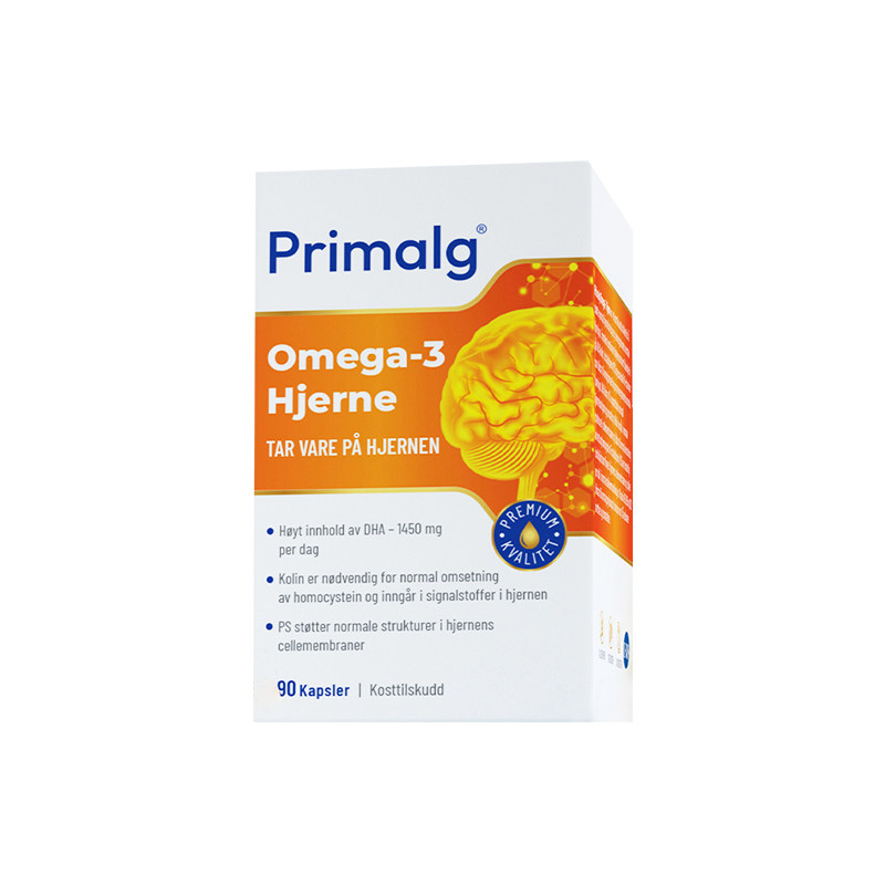 Primalg深海鱼油大脑青少年成人