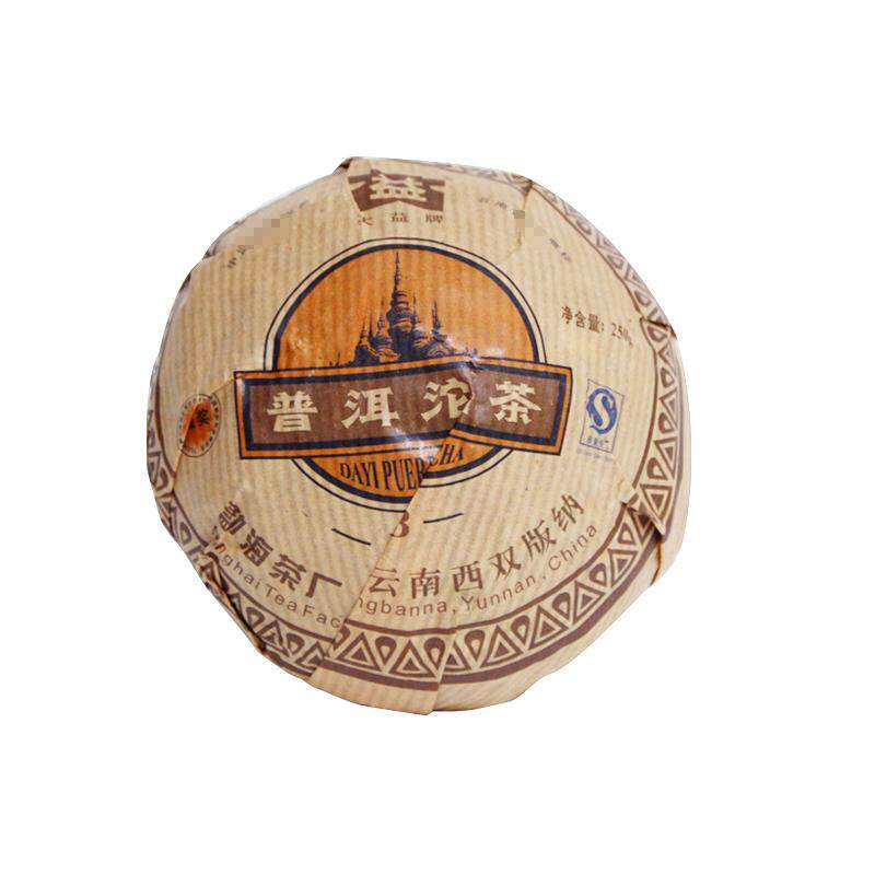大益熟茶v93250克昆明勐海普洱