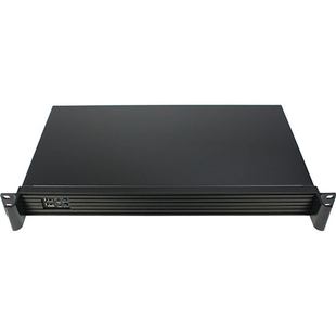 1U工控机箱250短铝机架式ITX主板flex电源工业电脑主机服务器外壳