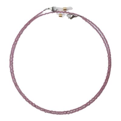 石头记眼镜链木槿紫眼镜防滑套链