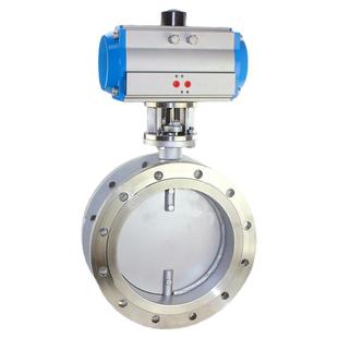 D641W气动通风蝶阀,风量调节阀RTO,高温零泄漏不锈钢环保废气阀