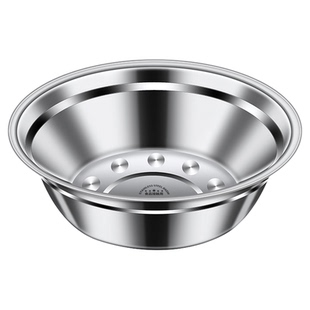 不锈钢盆食品级汤盆家用饭盆汤碗厨房小盆饭碗加厚菜盆圆盆铁盆子