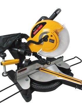 YOTA泽田2000W滑行锯铝机12寸305MM铝合金切割机1210 斜切锯