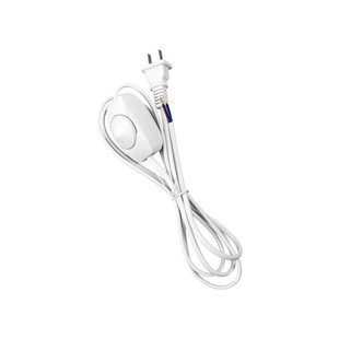 台灯开关电源线加厚1米至5米开关电源线扁头台灯按钮调光电线配件