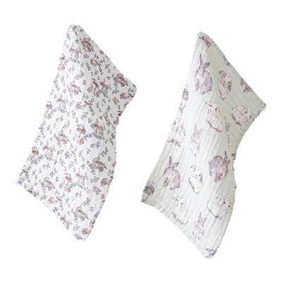 棉域婴儿口水巾纯棉纱布长巾毛巾