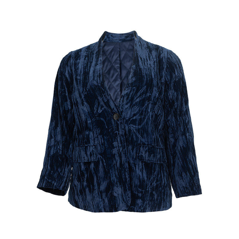 美丽客栈高端时髦高级感大码棉服