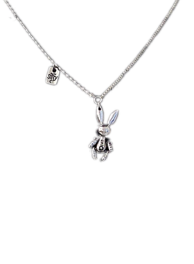 网红可爱兔子吊坠嘻哈INS项链