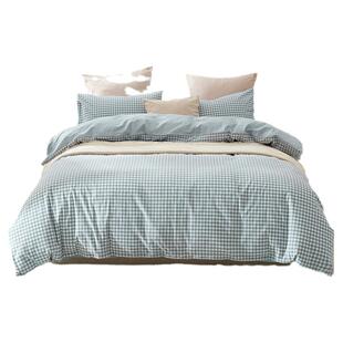 棉田四件套纯棉100棉四件套全棉床生用品纯棉被套床单三件套