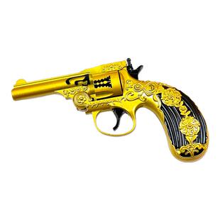 波斯精灵左轮砸响炮玩具全金属火柴信号砸炮枪火炮枪怀旧打响枪男