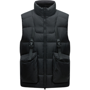 LINC金羽杰新款羽绒马甲机能感潮酷轻薄羽绒马甲男女同款24805409