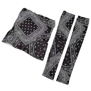 冰丝防晒面罩女全脸护颈挂耳口罩骑行面巾男潮薄款面纱遮阳脖子