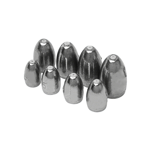 言饵绝触子弹铅压铸高锑合金塑芯压铸不伤线德州卡罗钓组钨钢平替