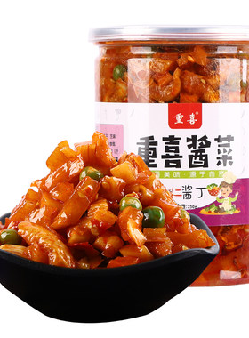 湖北五仁酱丁萝卜干下饭菜