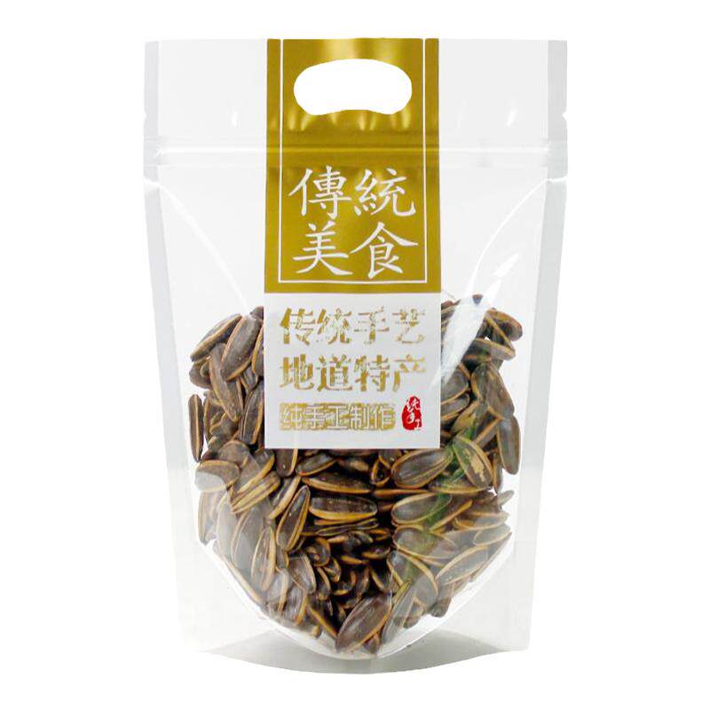 传统美食袋花生瓜子零食饼干休闲食品包装袋自封自立透明塑料袋