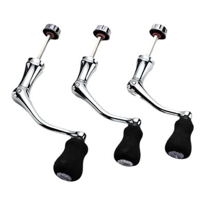 金属渔轮摇臂纺车轮摇把锚鱼远投