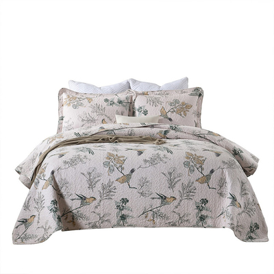 2021年新款美式风格手工绗缝被