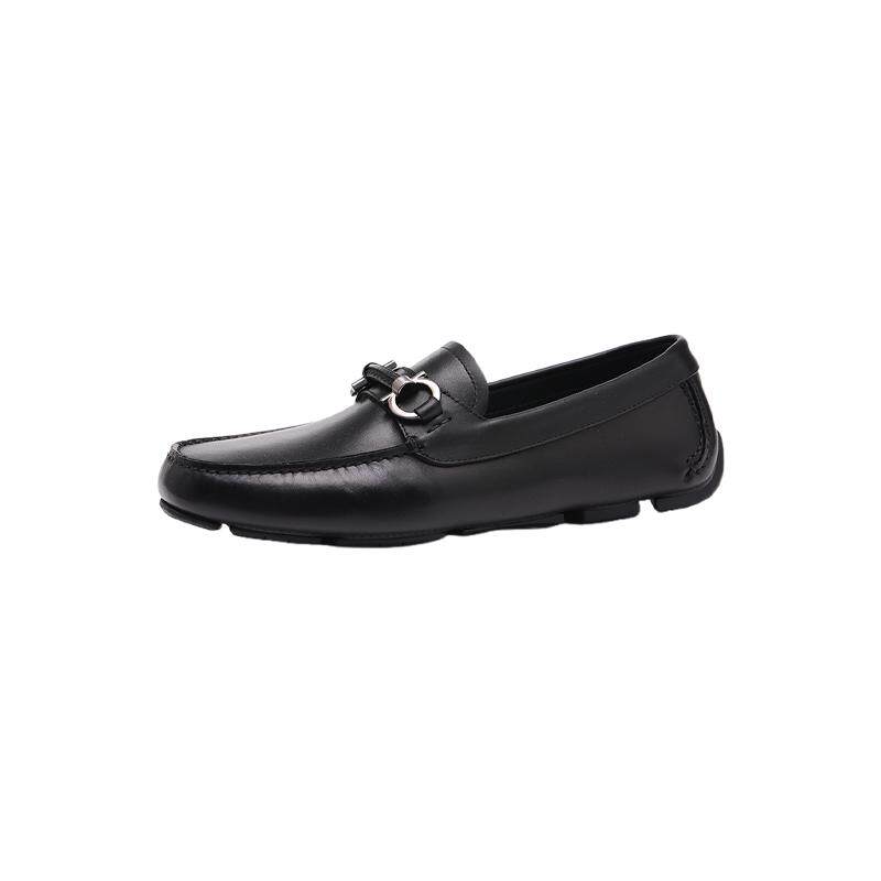 【自营】FERRAGAMO/菲拉格慕男士FW26商务休闲套脚平底乐福皮鞋