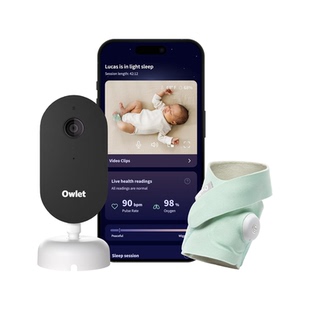Owlet Dream Sock婴儿智能袜脉搏心率氧气Sight摄像头美国代购