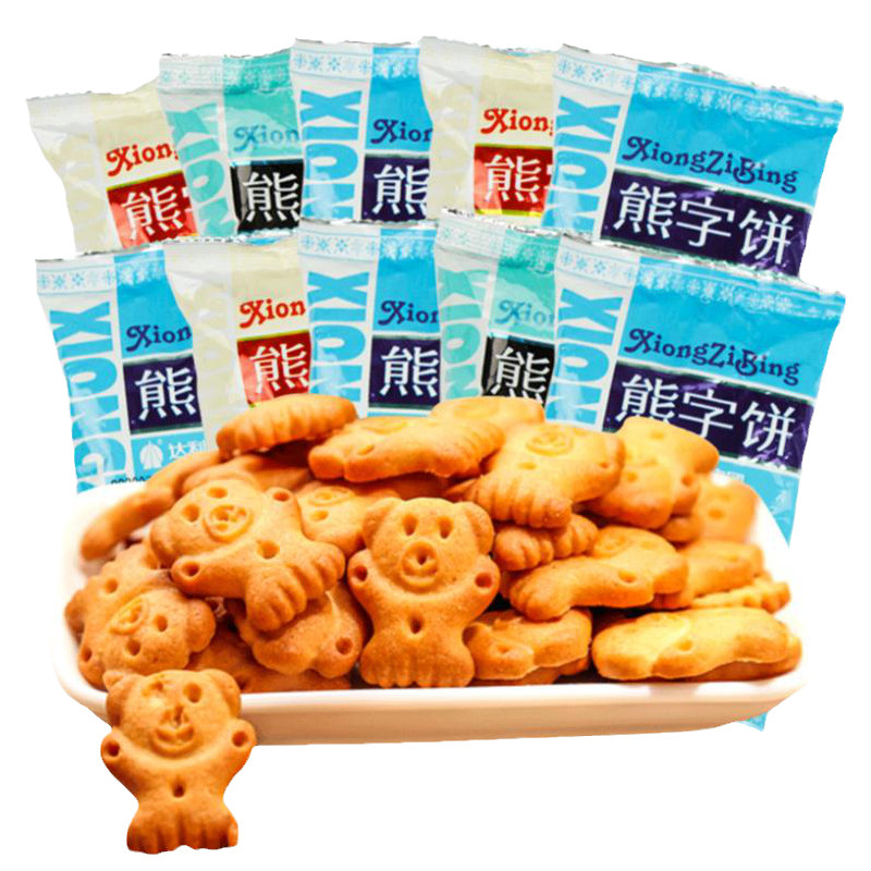达利熊字饼干小包装散称儿童磨牙