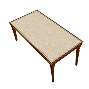 轻奢高级感中古风桌布餐桌垫防水防油防烫皮革法式复古免洗茶几垫