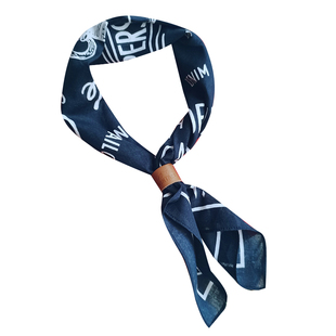 送真皮扣！秀场红色美式复古红色纯棉方巾阿美咔叽围巾领巾休闲