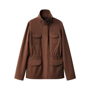 COLIN WANG-'旅行者'LP同源复合面料针织内里户外夹克外套张若愚