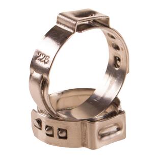 津汇 单耳卡箍无极304不锈钢喉箍抱箍高压油管气管啤酒机收紧管夹