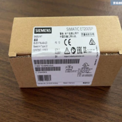 议价6ES7193-6BP00-0DU0 西门子ET 200SP基座单元 6ES71936BP000D