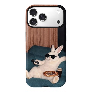 美式墨镜拽兔~适用于iPhone17promax苹果15小米14华为mate60nova12p50e荣耀90vivo100菲林手机软壳16opporeno
