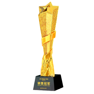 树脂奖杯定制定做高档足球台球舞蹈音乐唱歌比赛金牌销冠年会颁奖