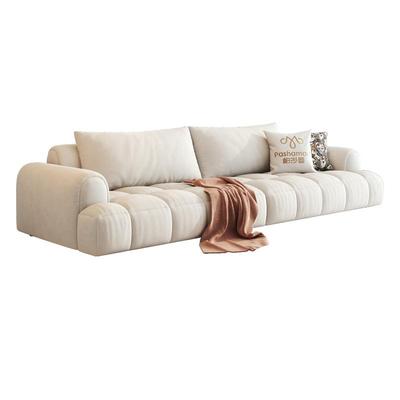 帕沙曼奶油风布艺沙发小户型客厅