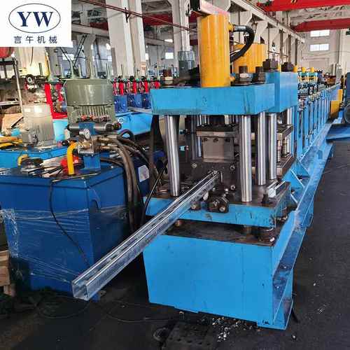 全自动C型支架压型设备冷弯金属角钢成型机非标抗震支架成型机
