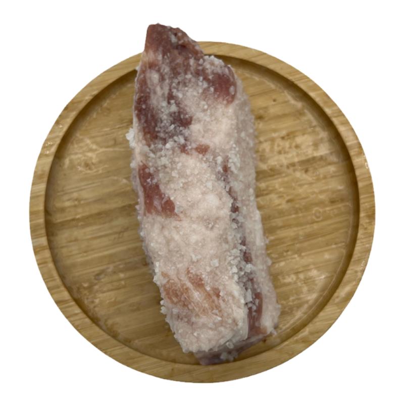 东北特色大缸咸腊肉盐渍咸腊肉炖生猪肉