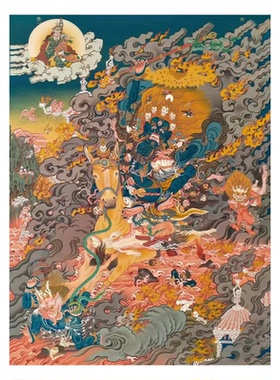 热贡尼泊尔吉祥天母挂画