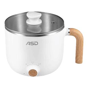 爱仕达电煮锅宿舍家用小电锅泡面锅304不锈钢电火锅蒸煮一体锅